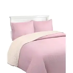 GENERICO - CUBRECAMA QUILT SHERPA KING 230X250 6