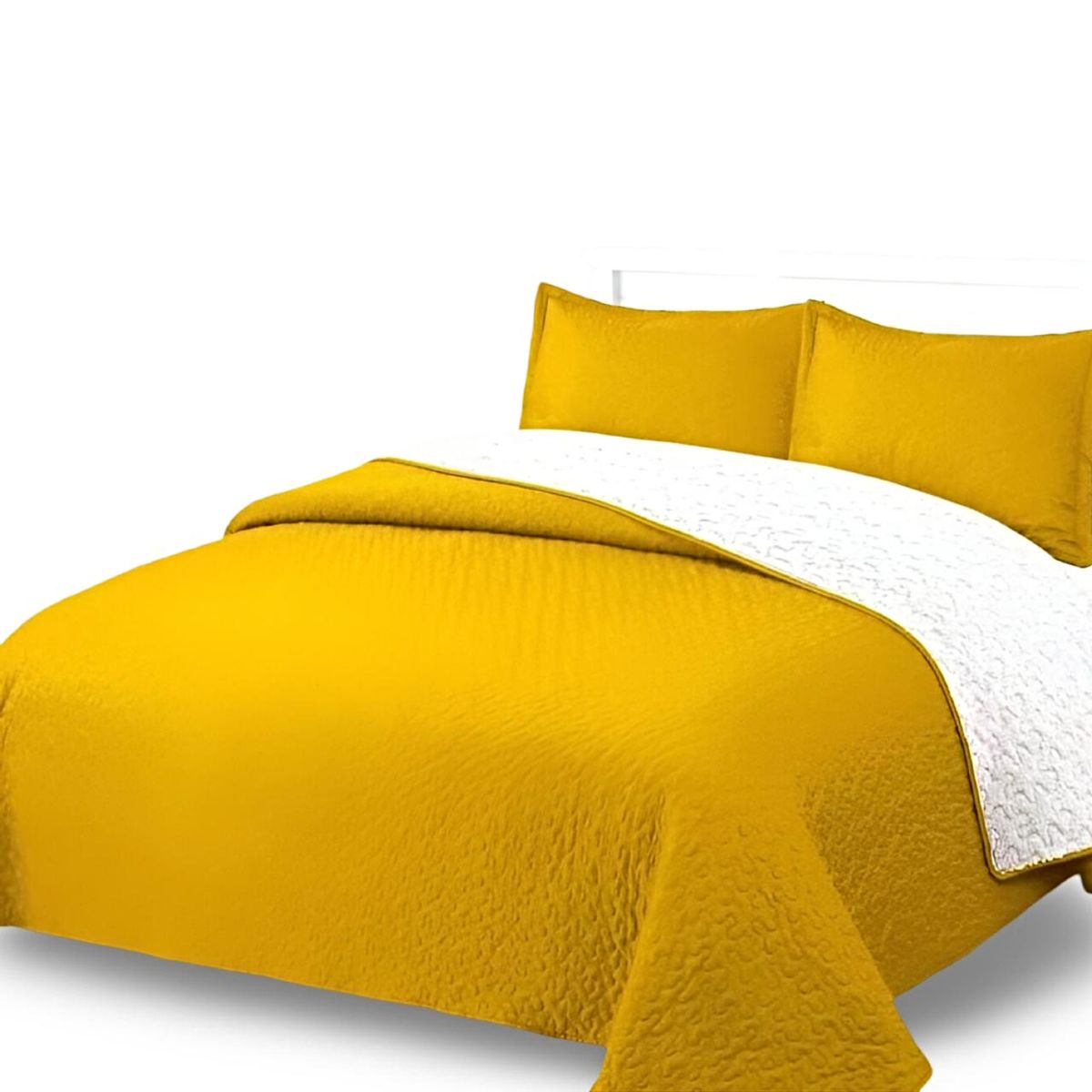 GENERICO - CUBRECAMA QUILT CON SHERPA PLAZA Y MEDIA H3