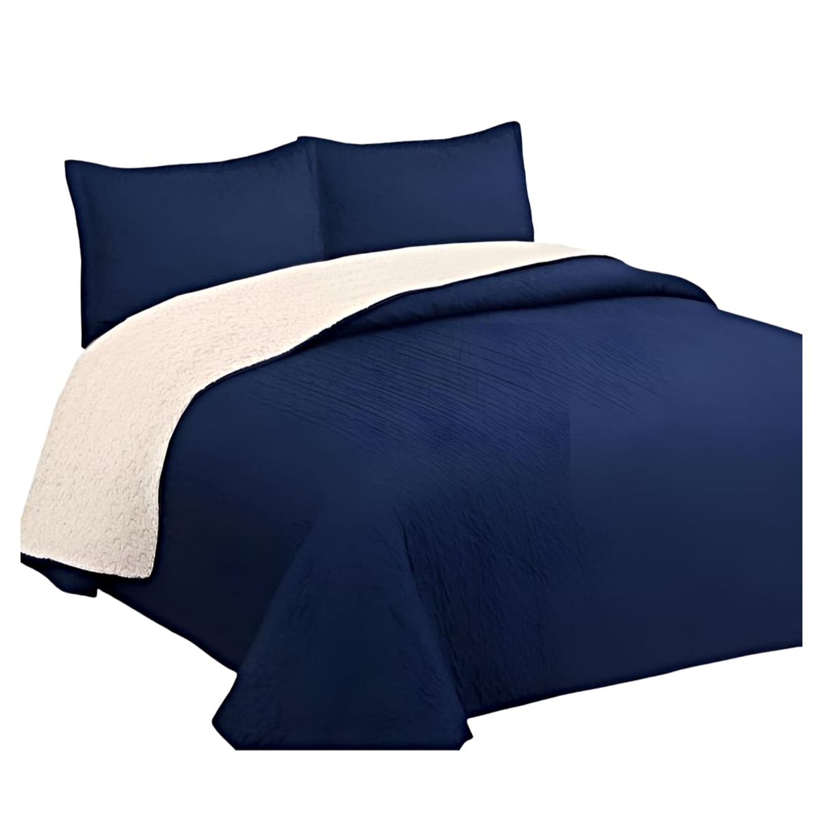 GENERICO - CUBRECAMA QUILT SHERPA KING 230X250 9