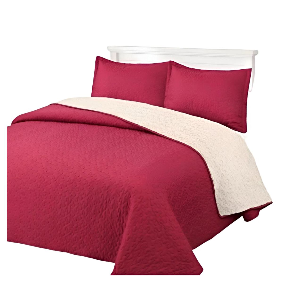 GENERICO - CUBRECAMA QUILT SHERPA KING 230X250 11