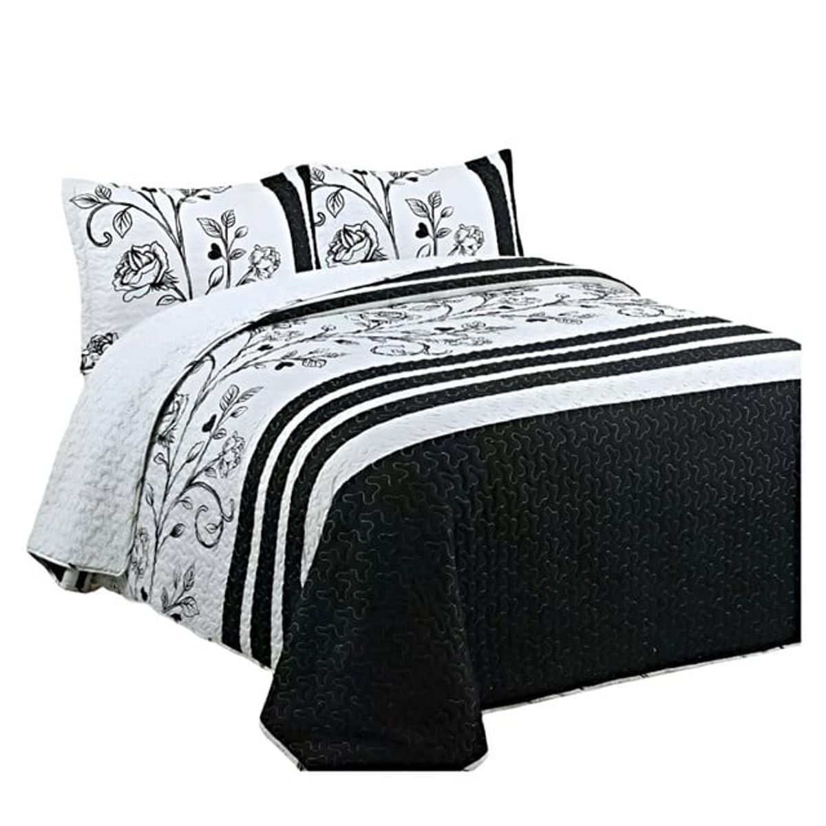GENERICO - CUBRECAMA QUILT CON SHERPA 2 PLAZAS Y6