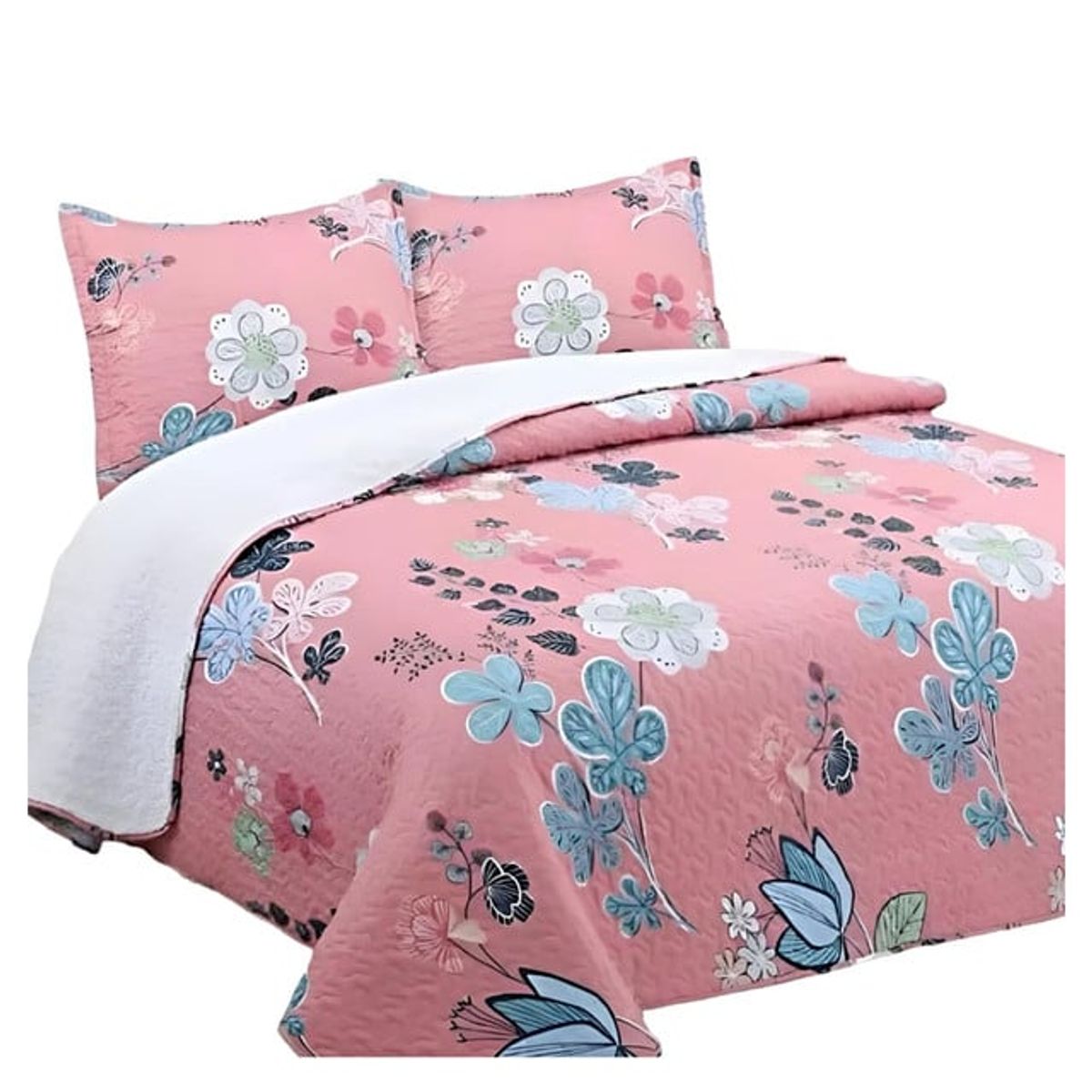 GENERICO - CUBRECAMA QUILT CON SHERPA 2 PLAZAS Y21