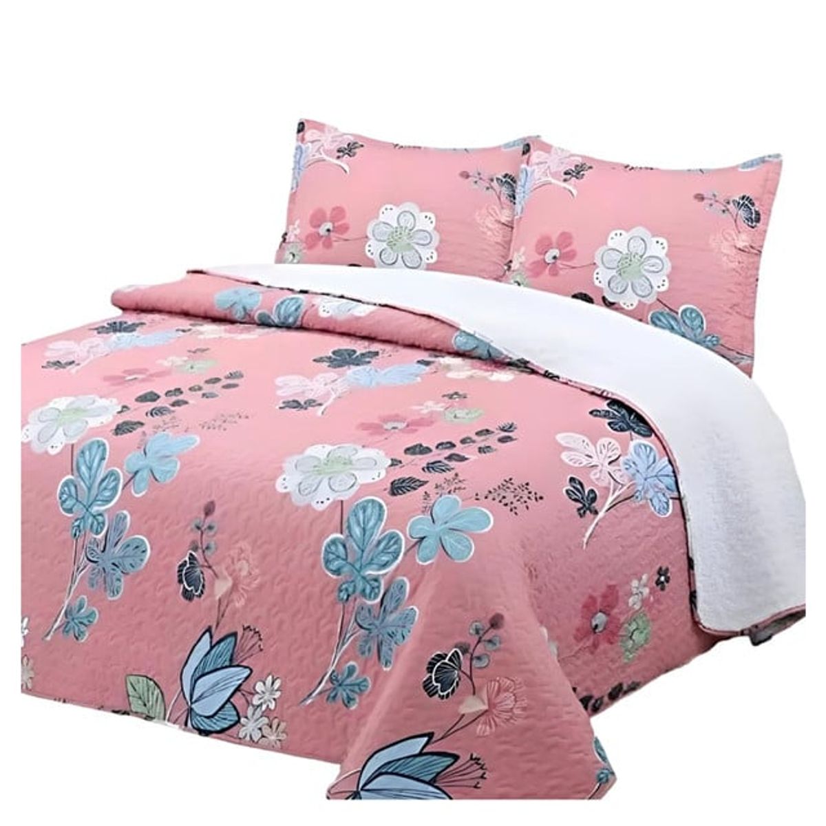 GENERICO - CUBRECAMA QUILT CON SHERPA 2 PLAZAS Y21