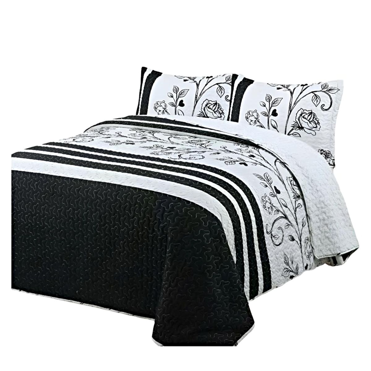 GENERICO - CUBRECAMA QUILT CON  SHERPA KING P15