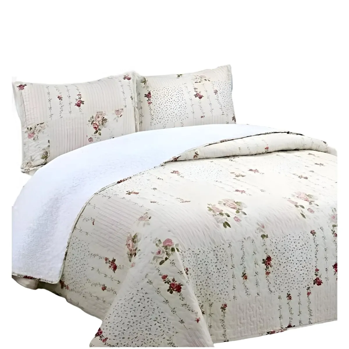 GENERICO - CUBRECAMA QUILT CON  SHERPA KING P21