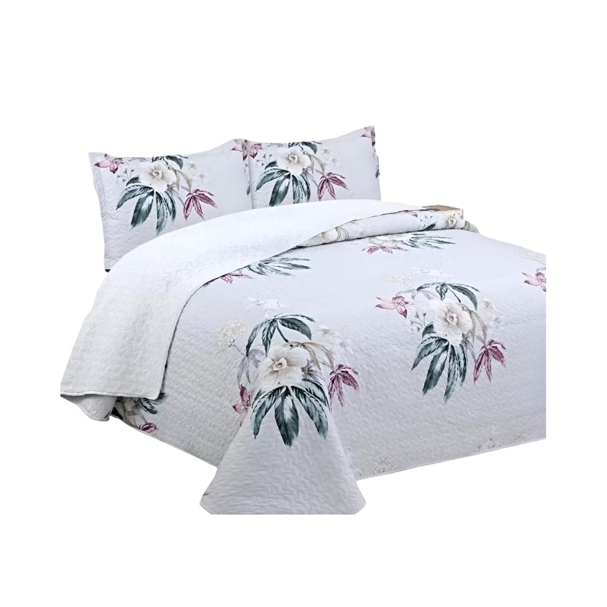 GENERICO - CUBRECAMA QUILT CON SHERPA 2 PLAZAS Y5