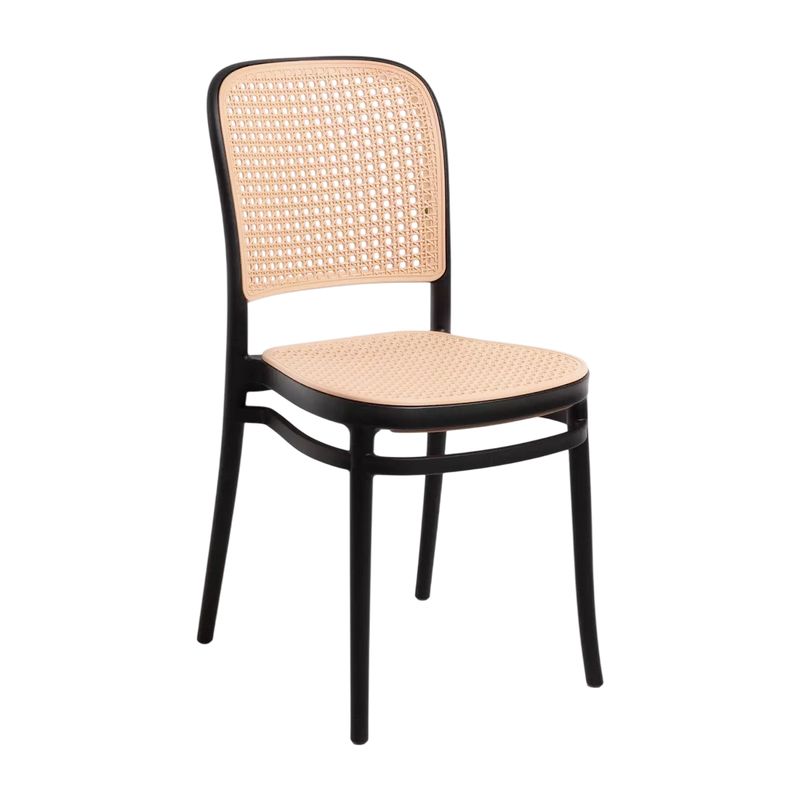 MOBOI - Silla Para Terraza O Comedor Con Rattan Lombardia