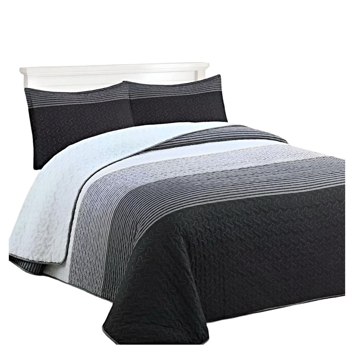 GENERICO - CUBRECAMA QUILT CON  SHERPA KING P29