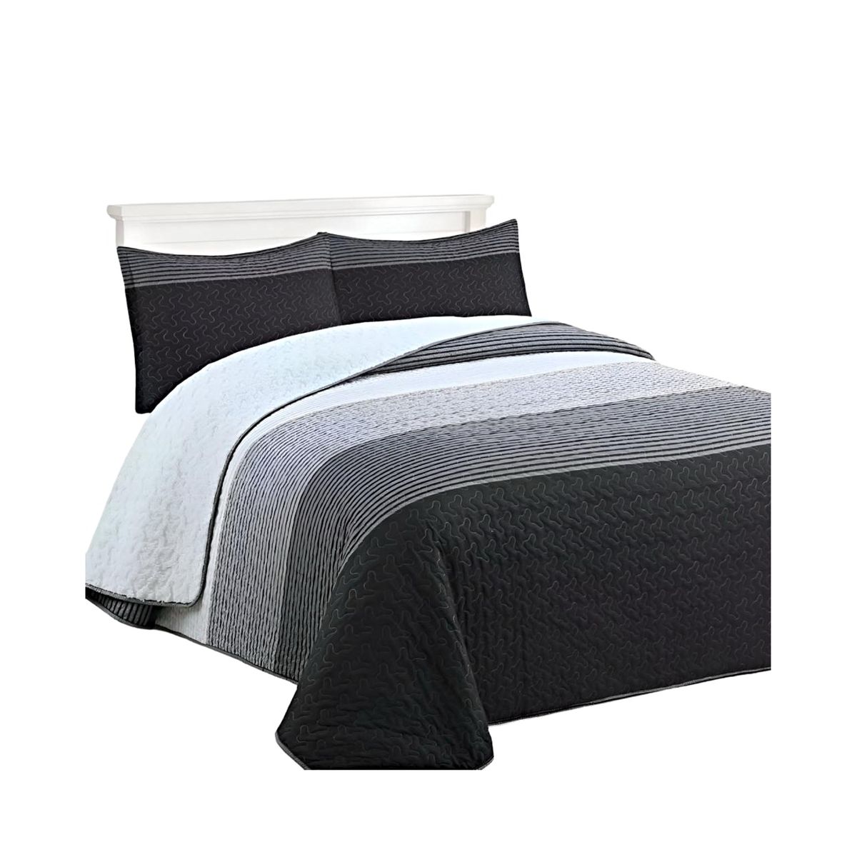 GENERICO - CUBRECAMA QUILT CON  SHERPA KING P29