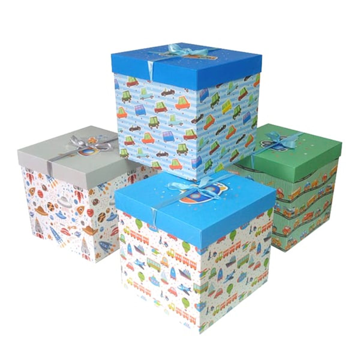 GENERICO - CAJA PLEGABLE NI?O GIGANTE 30X30 CM X12 UNI