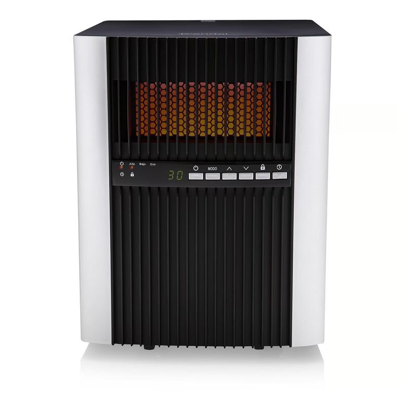 KENDAL - Estufa Infrarroja Eléctrica 1500 W Infrarrojo KPH-96T Negro