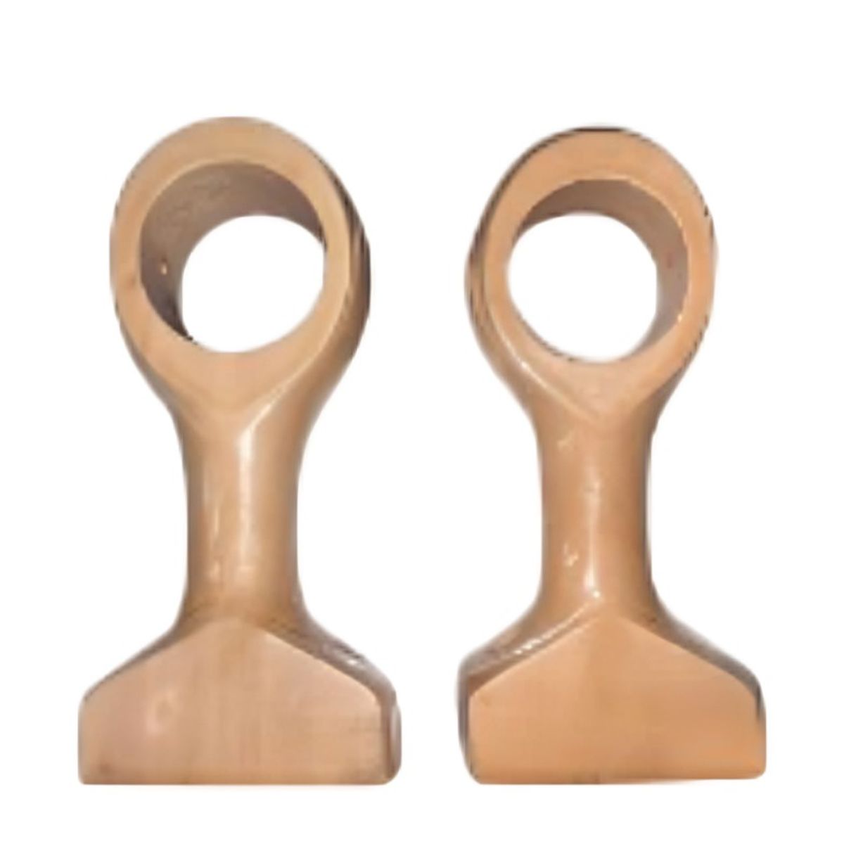 OEM - Soporte de barra de cortina de madera