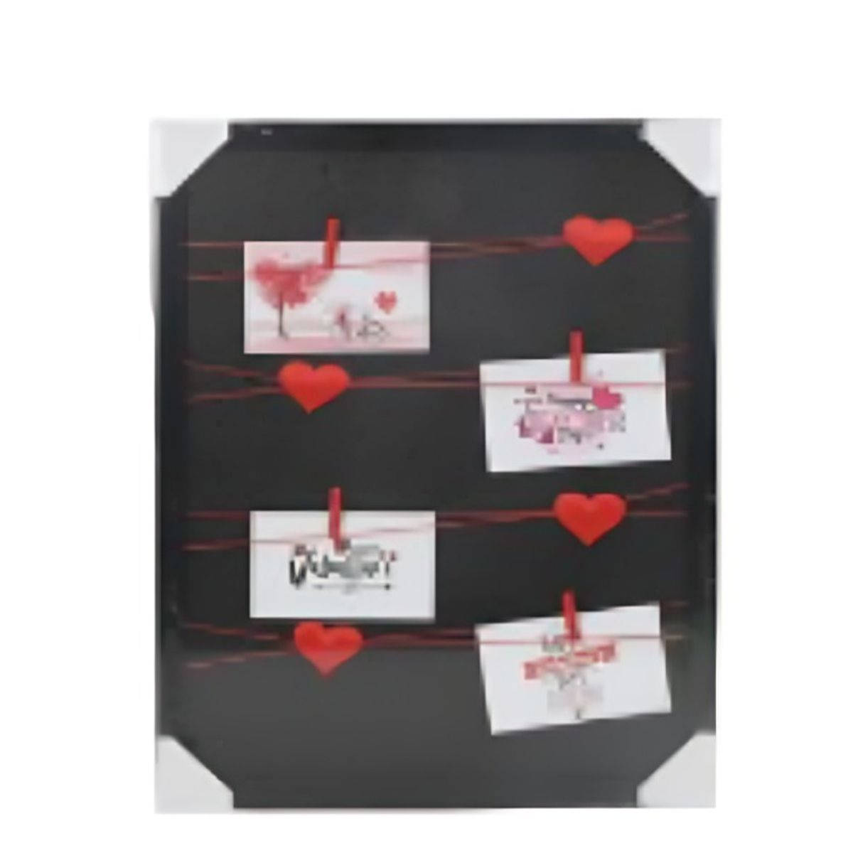 OEM - Marco de corazón de tela de 40x50CM