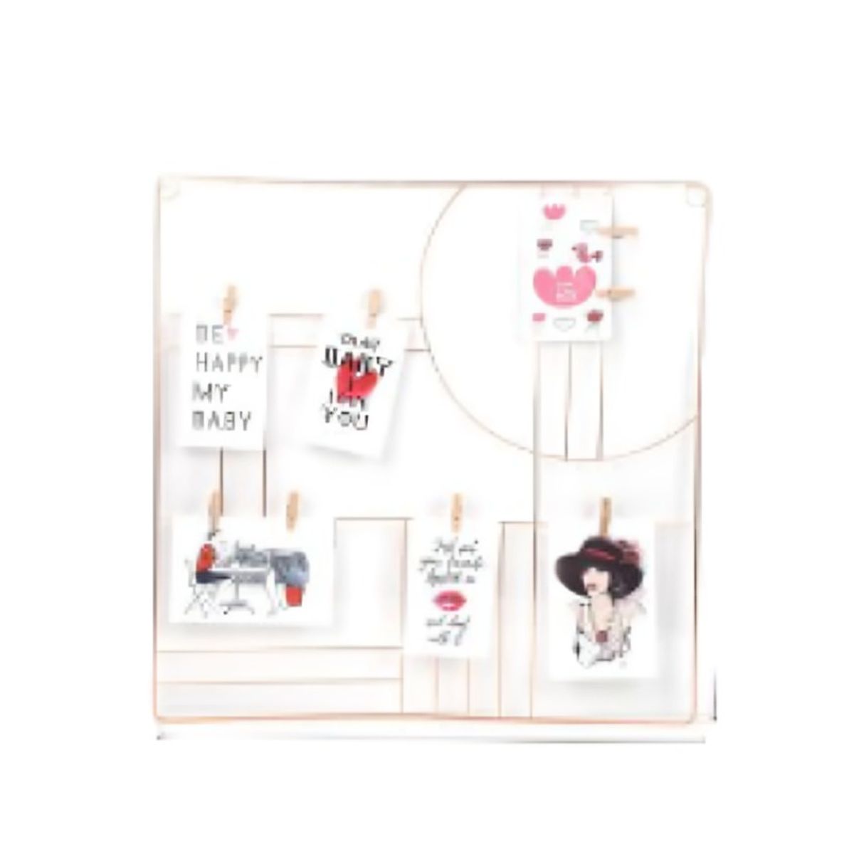 OEM - Marco de aro rosa 50x50 cm