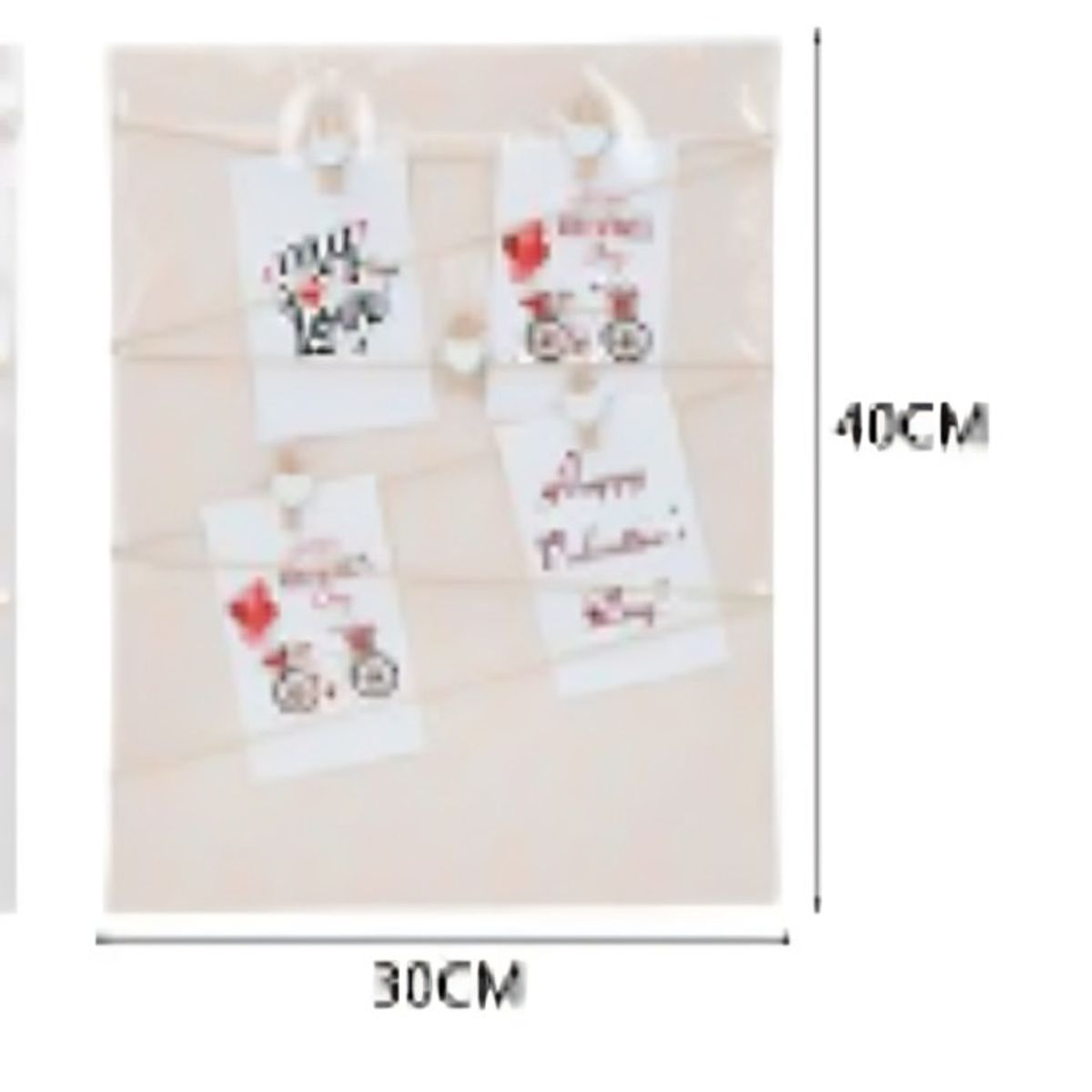 OEM - marco de tela de encaje 40x30 cm