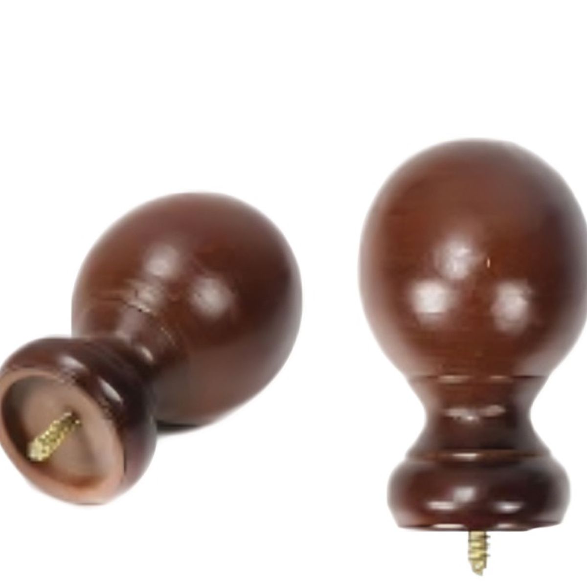 OEM - Barra de cortina de madera rosca 28mm