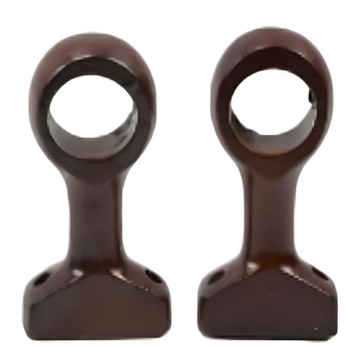 OEM - Barra de cortina de madera  rosca 28mm