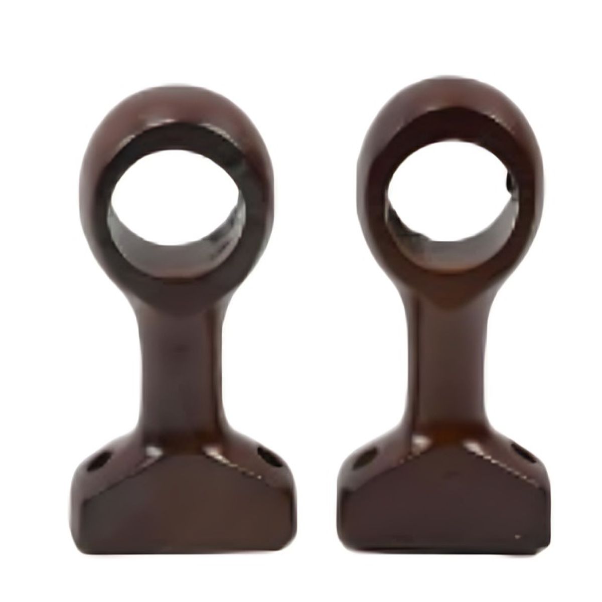 OEM - Barra de cortina de madera  rosca 28mm