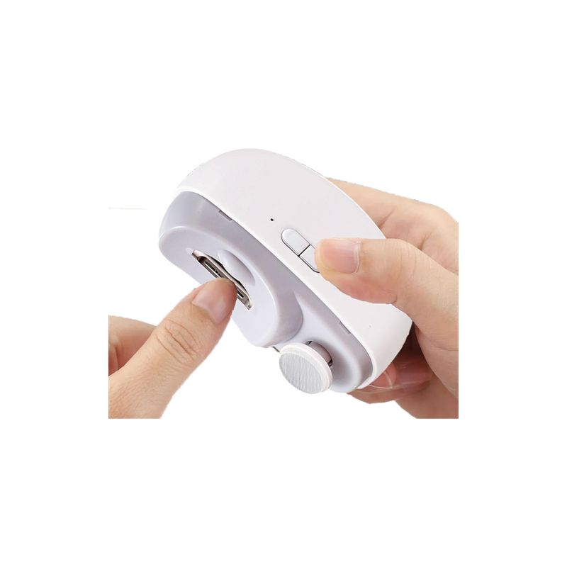 GENERICO - Cortaúñas eléctrico 2 en 1 lima manicura multifuncional