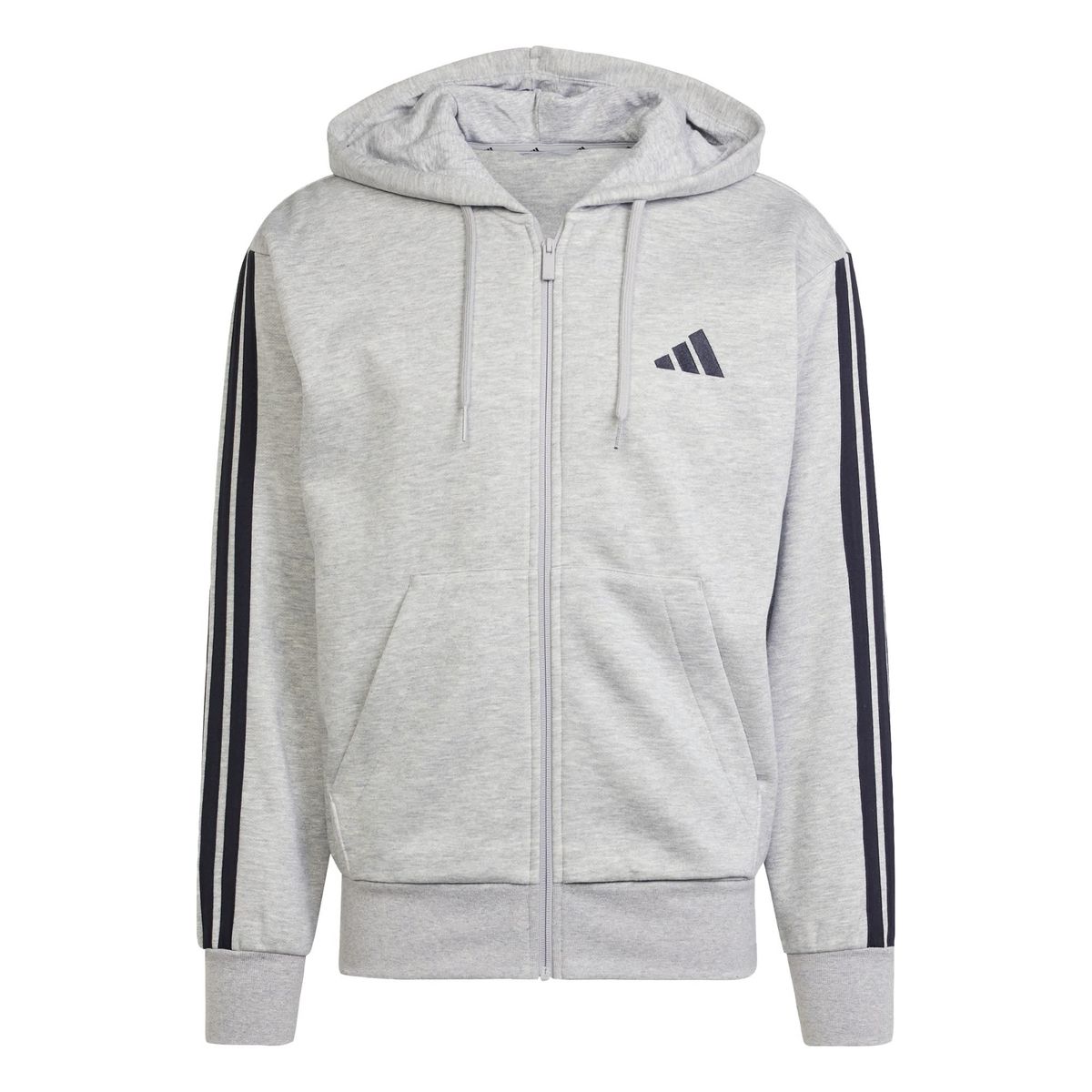 ADIDAS - Polerón con Capucha Essentials Fleece 3 Tiras