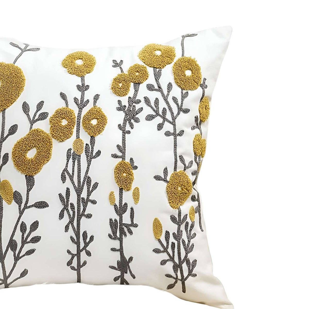 GENERICO - SET DE 2 FUNDAS BORDADAS 45x45  C1