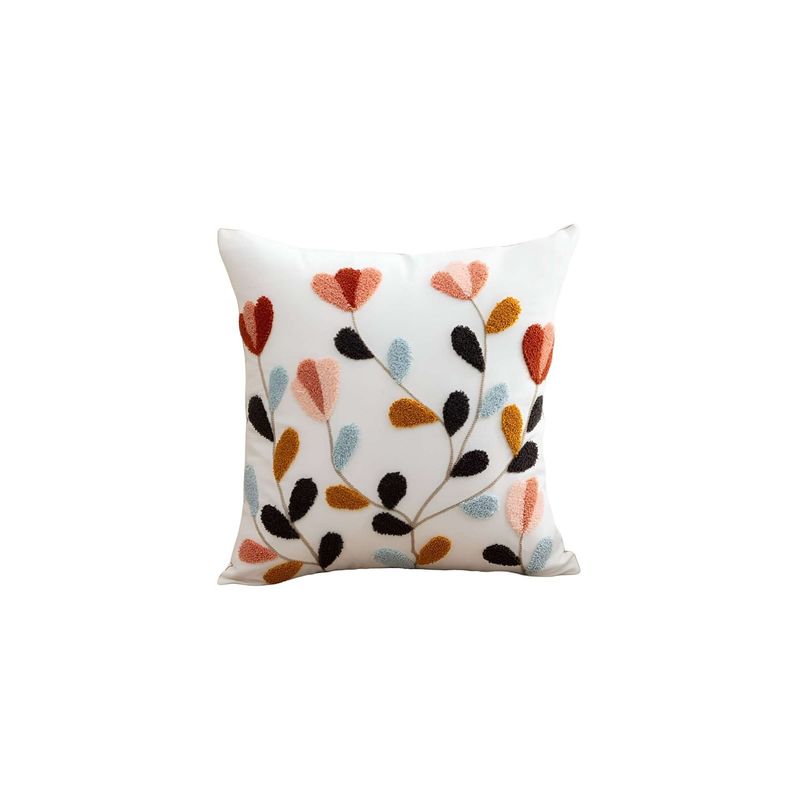 GENERICO - SET DE 2 FUNDAS BORDADAS 45x45  C32