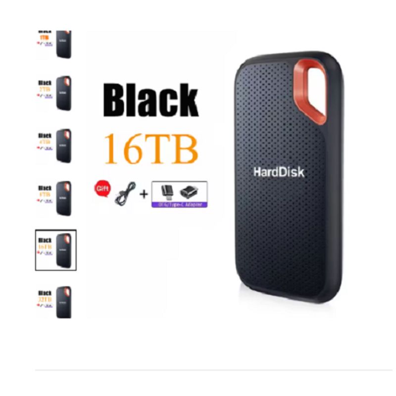GENERICO - Disco Duro Externo 16 TB USB3.1/Tipo-C