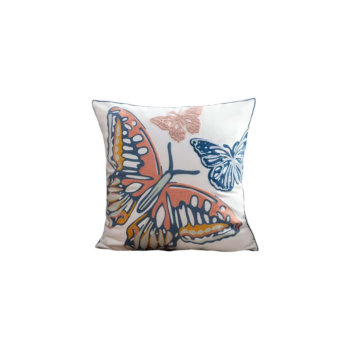 GENERICO - SET DE 2 FUNDAS BORDADAS 45x45  C67