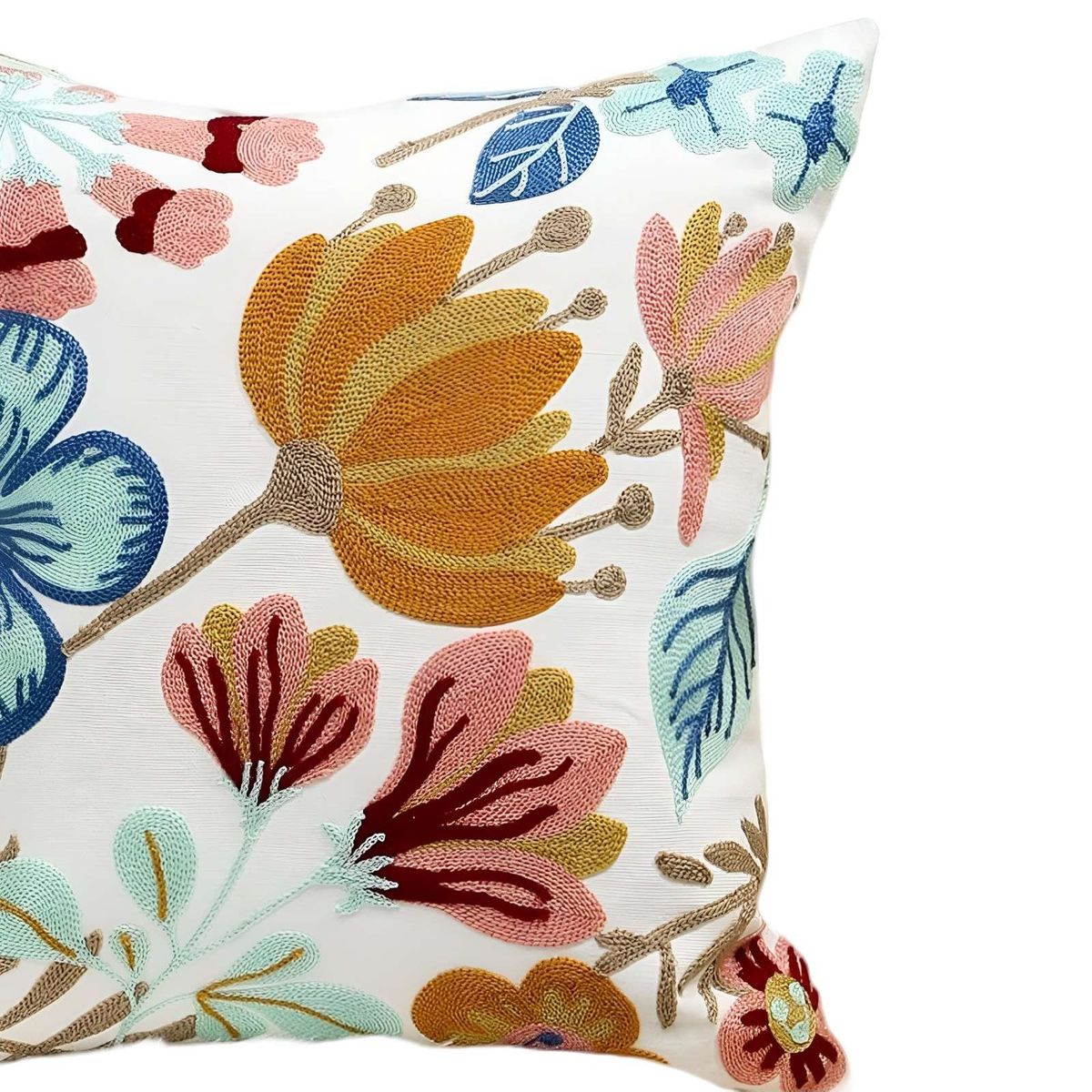 GENERICO - SET DE 4 FUNDAS BORDADAS 45x45 C8