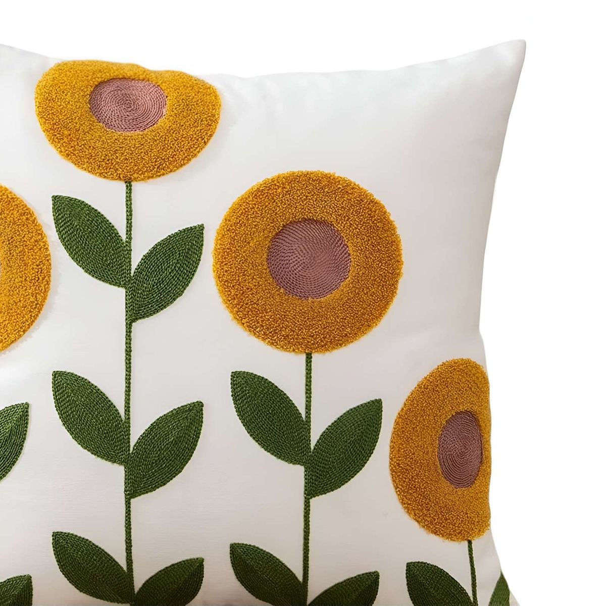 GENERICO - SET DE 6 FUNDAS BORDADAS 45x45 C22