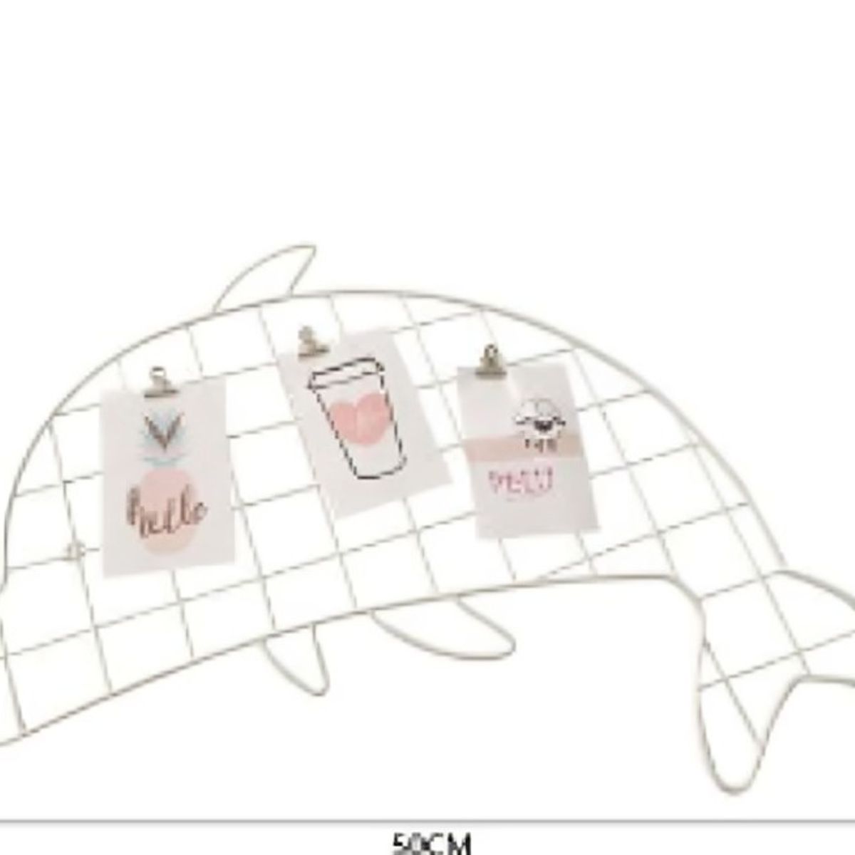 OEM - MARCO PEQUEÑO DE DELFIN DE 30X50 cm