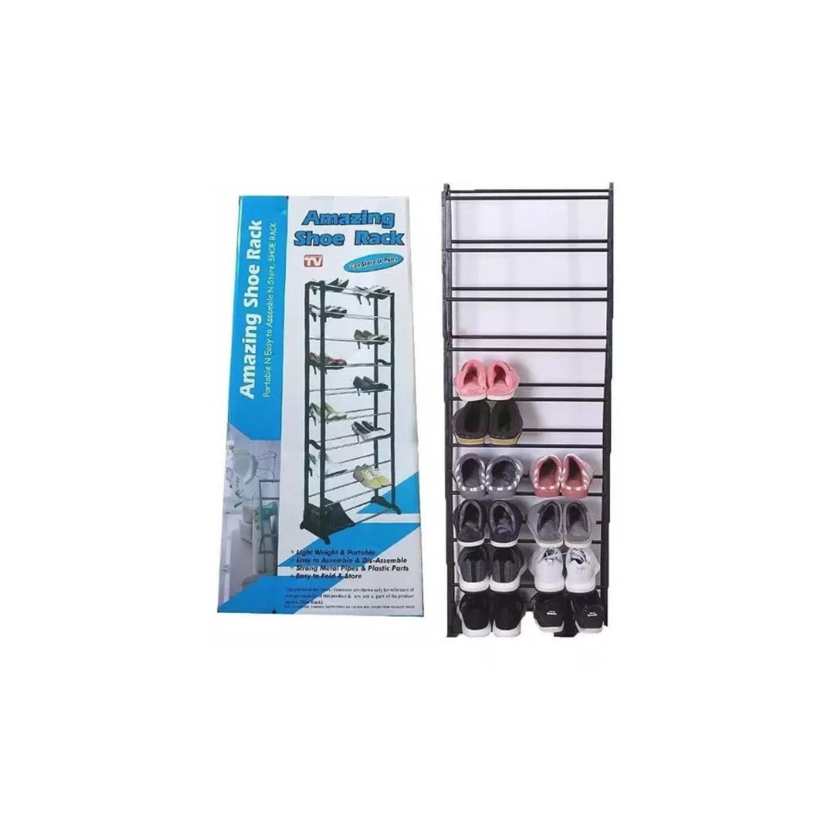 GENERICO - Organizador De Zapatos Calzado Multiuso 30 Pares Desarmable