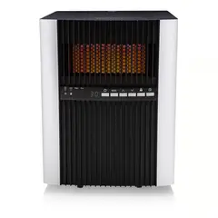 KENDAL - Estufa Infrarroja Eléctrica 1500 W Infrarrojo KPH-96T Negro