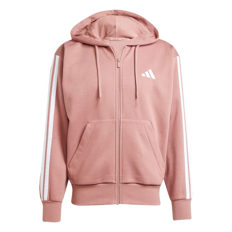 ADIDAS - Polerón con Capucha Essentials Fleece 3 Tiras
