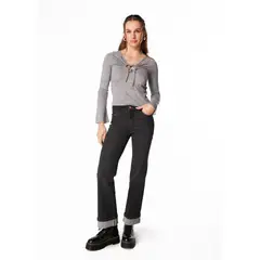 EFESIS - POLERA KAIO REGULAR AMARRA ESCOTE - Crudo - L