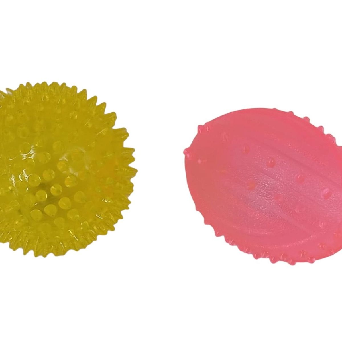 GENERICO - Set 2 Pelotas Con Luz Led Y Sonido, Perros, Gatos, Mascotas