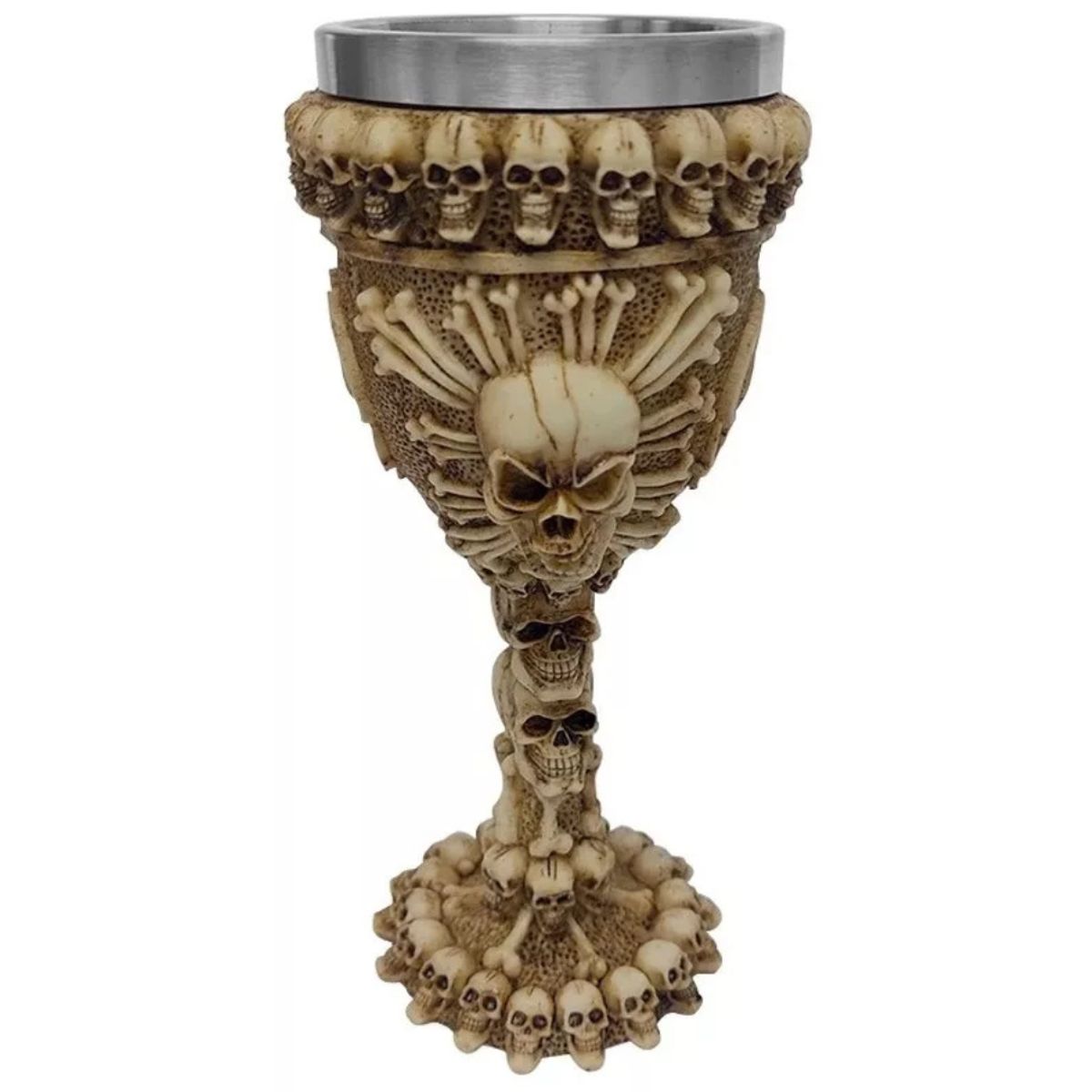 GENERICO - Copa Medieval Cráneo Santo Blanco