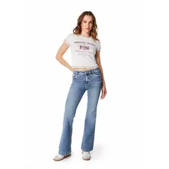 EFESIS - POLERA ROSSE REGULAR HILO CONTRATONO - Crema