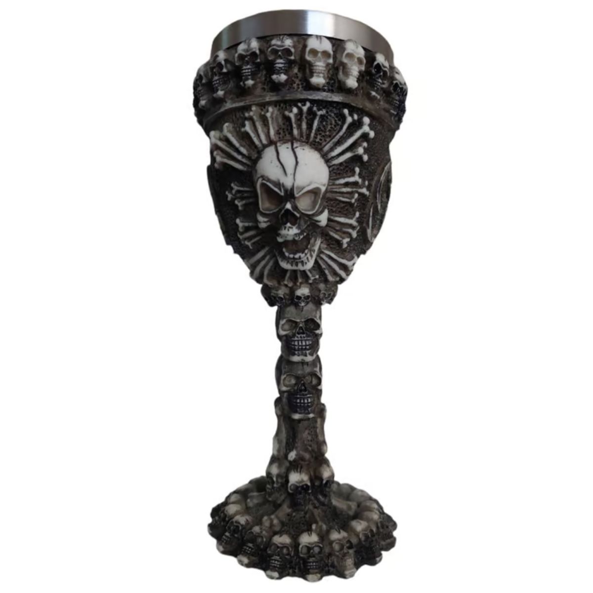 GENERICO - Copa Medieval Cráneo Santo Negro