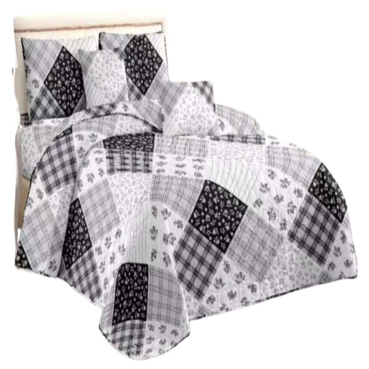 GENERICO - CUBRECAMAS DE VERANO QUILT 2 PLAZA