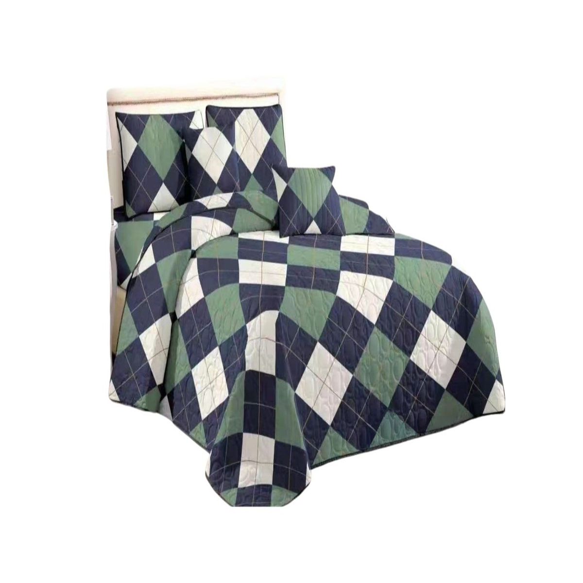 GENERICO - CUBRECAMAS DE VERANO QUILT SUPER KING_.