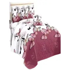 GENERICO - CUBRECAMAS DE VERANO QUILT 2 PLAZA