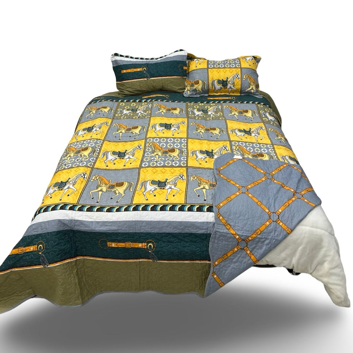 GENERICO - CUBRECAMAS DE VERANO QUILT SUPER KING