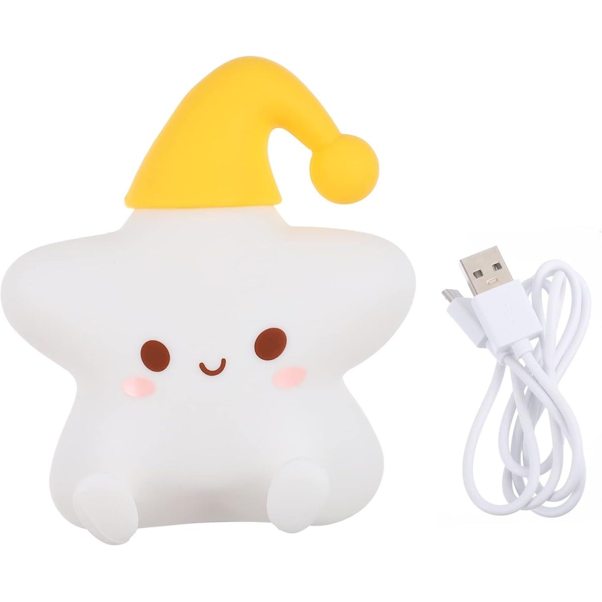 GENERICO - Lámpara Diseño Estrella Espanta Cuco Para Bebé Y Niños Usb