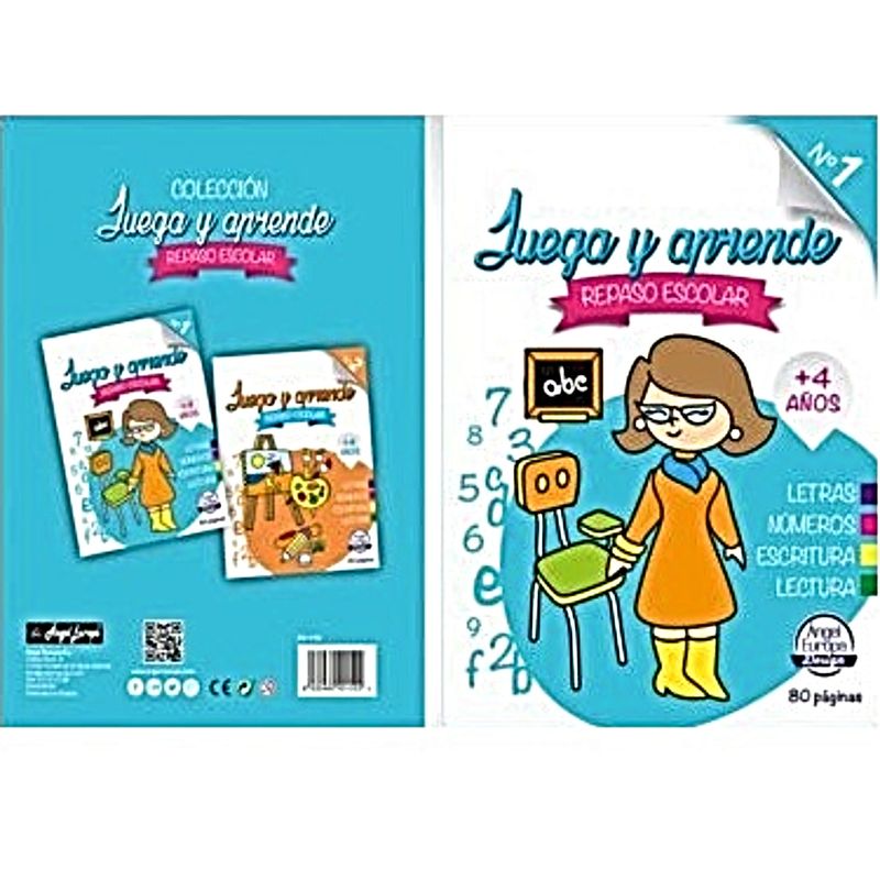 OEM - LIBRO DIDACTICO JUEGA Y APRENDE REPASO ESCOLAR NO. 1