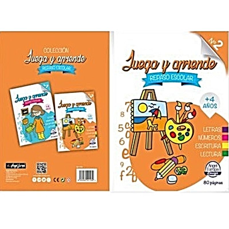 OEM - LIBRO DIDACTICO JUEGA Y APRENDE REPASO ESCOLAR NO. 2