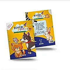 OEM - LIBRO DIDACTICO DIVER PINTA ANIMALES DOMESTICOS