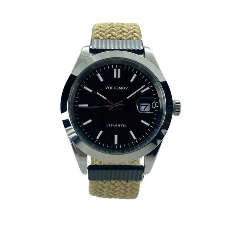 VOLKSMOV - RELOJ PULSERA MARCA VOLKSMOV MODELO URBAN MYTH CORREA  CREMA