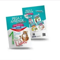 OEM - LIBRO ESCOLAR PEGA Y APRENDE INGLES NO 4