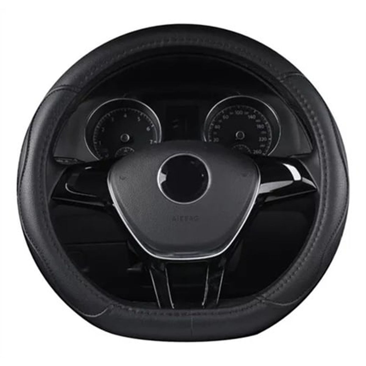 KUANGYE - Funda Protectora De Volante Cubre Antideslizante Tipo D 38cm